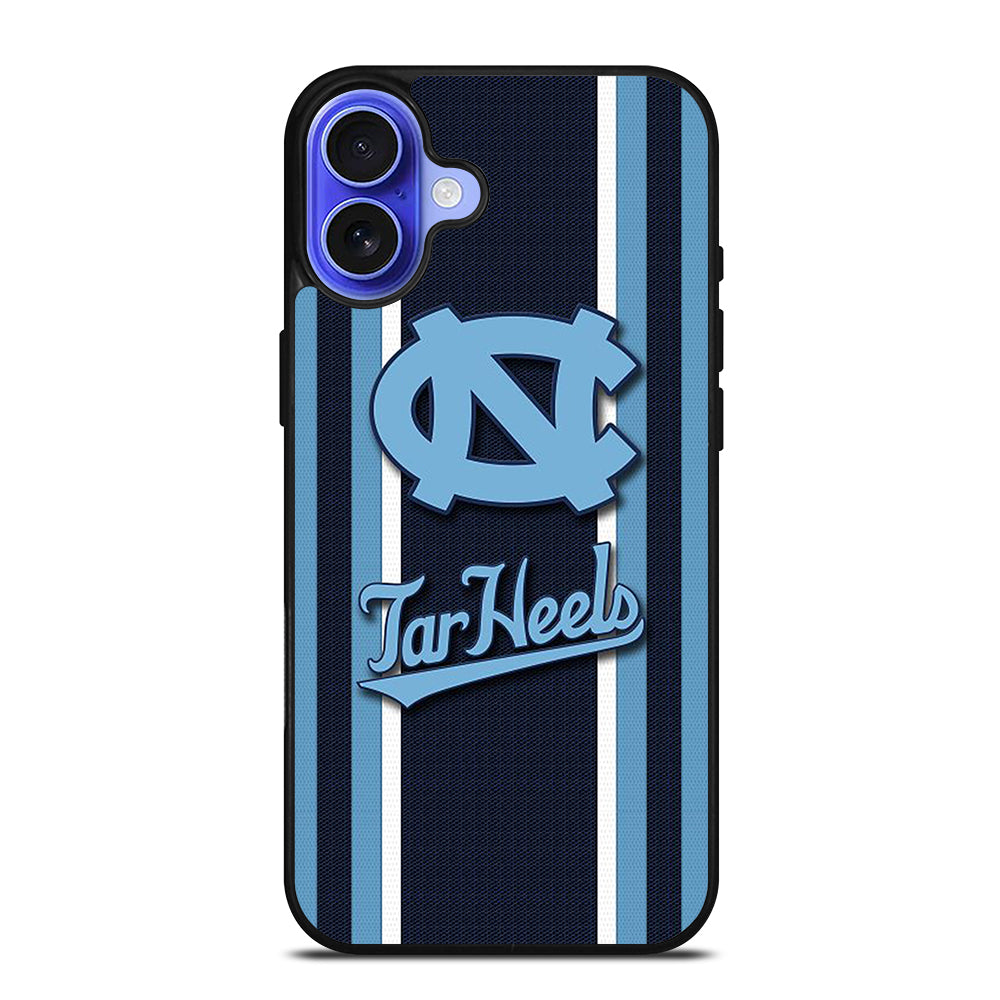 NORTH CAROLINA TAR HEELS STRIPE LOGO iPhone 16 Case Cover