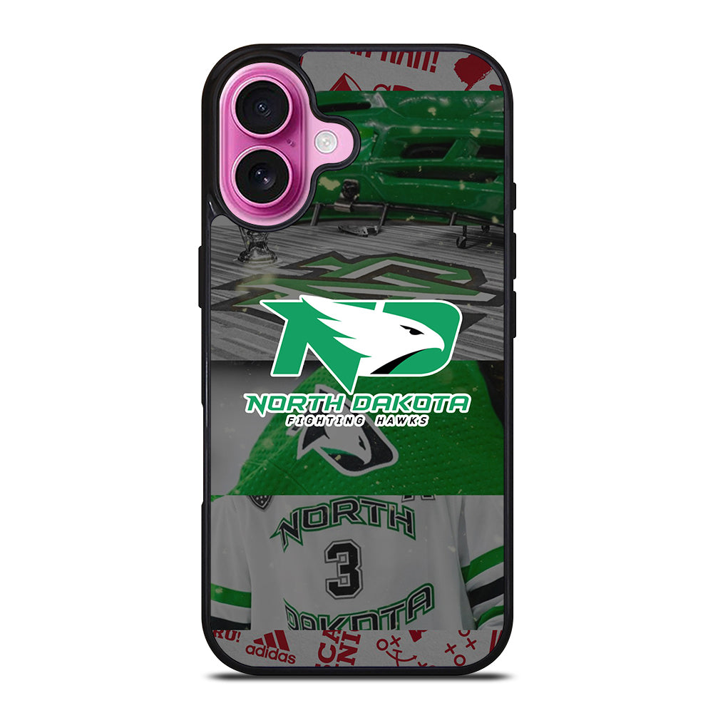 NORTH DAKOTA FIGHTING HAWKS SYMBOL iPhone 16 Plus Case Cover