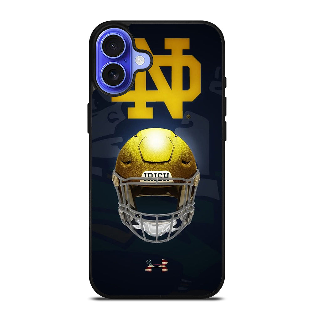 NOTRE DAME HELMET LOGO iPhone 16 Case Cover