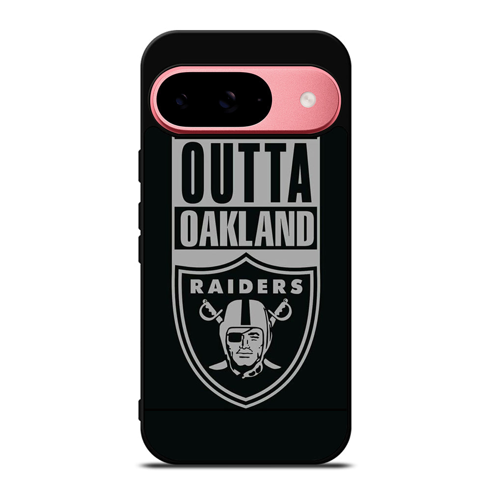 OAKLAND RAIDERS LOGO BLACK Google Pixel 9 Case Cover