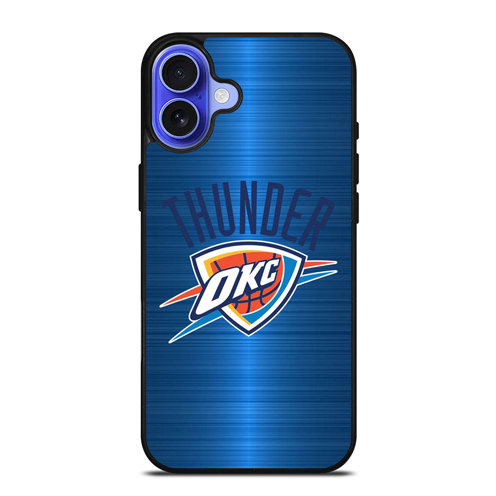 OKLAHOMA CITY THUNDER NBA LOGO iPhone 16 Case Cover