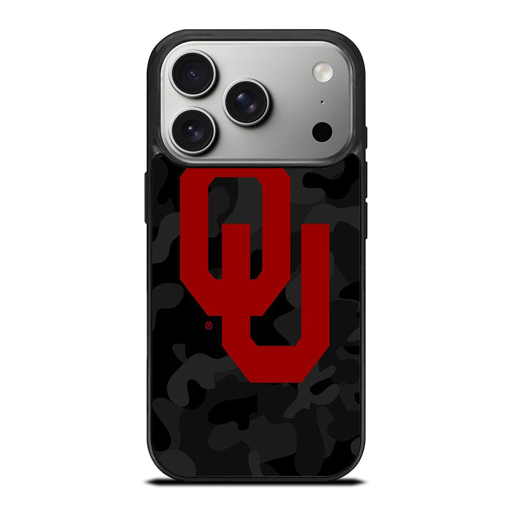 OKLAHOMA SOONERS CAMO 2 iPhone 17 Pro Case Cover
