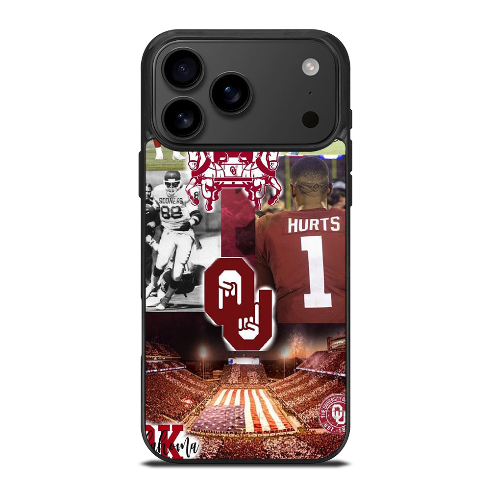 OKLAHOMA SOONERS FOOTBALL iPhone 17 Pro Max Case Cover