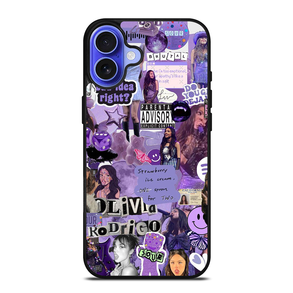 OLIVIA RODRIGO COLLAGE iPhone 16 Case Cover
