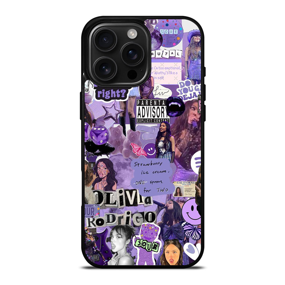OLIVIA RODRIGO COLLAGE iPhone 16 Pro Max Case Cover