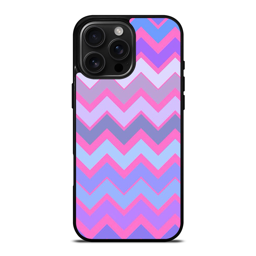 OMBRE PASTEL CHEVRON 5 iPhone 16 Pro Max Case Cover