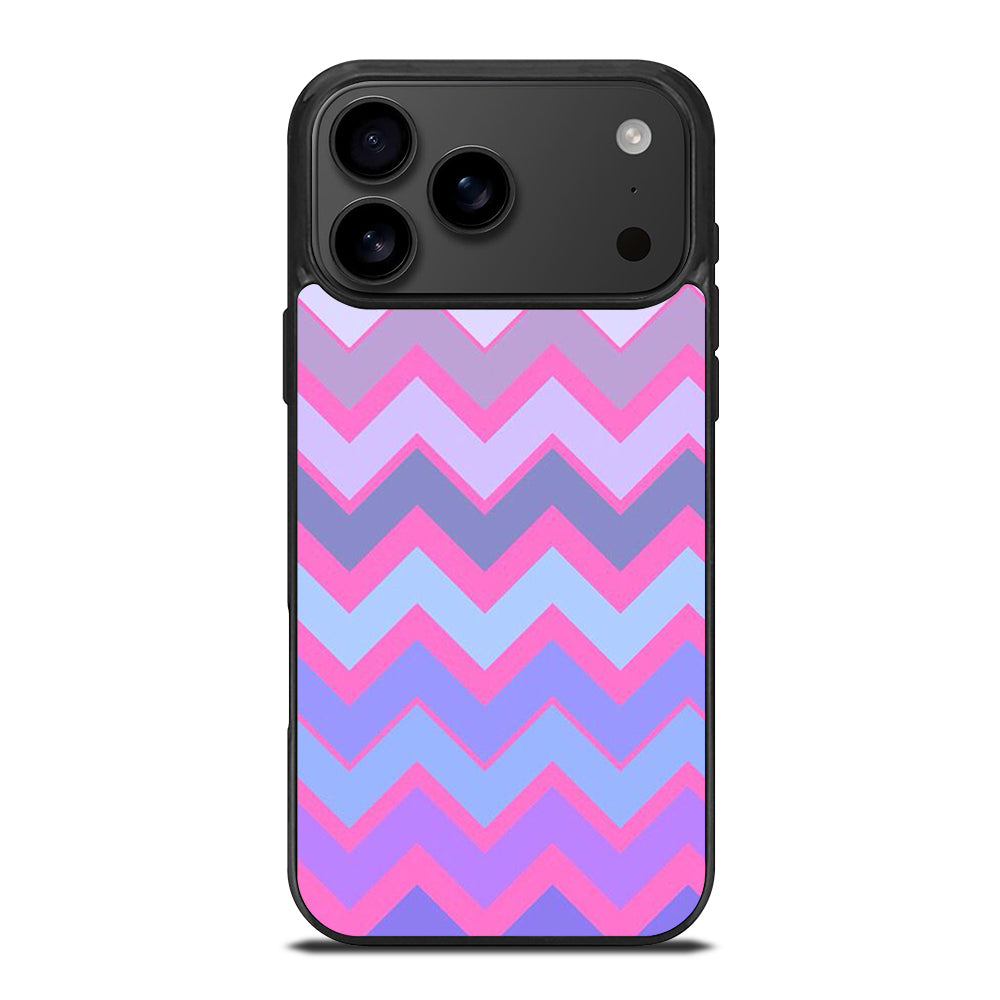 OMBRE PASTEL CHEVRON 5 iPhone 17 Pro Max Case Cover