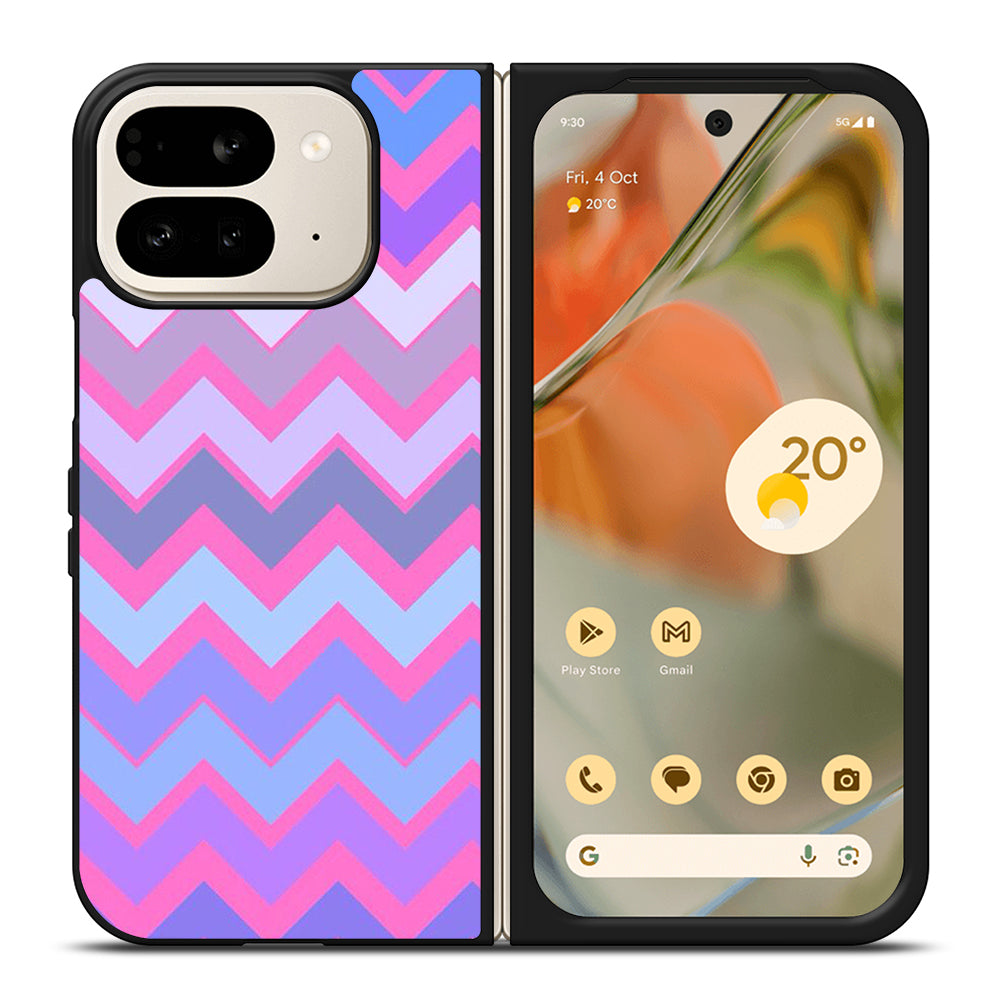 OMBRE PASTEL CHEVRON 5 Google Pixel 9 Pro Fold Case Cover