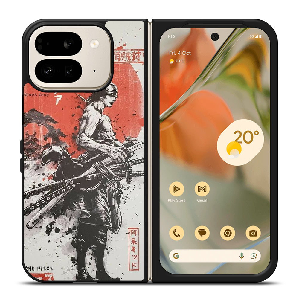 ONE PIECE ZORO ART ANIME Google Pixel 9 Pro Fold Case Cover