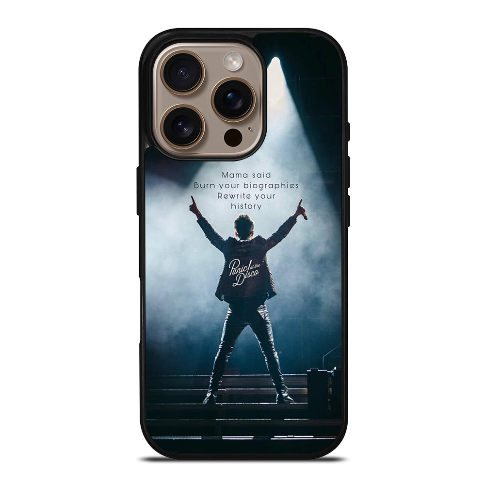 PANIC AT THE DISCO QUOTE iPhone 16 Pro Case Cover