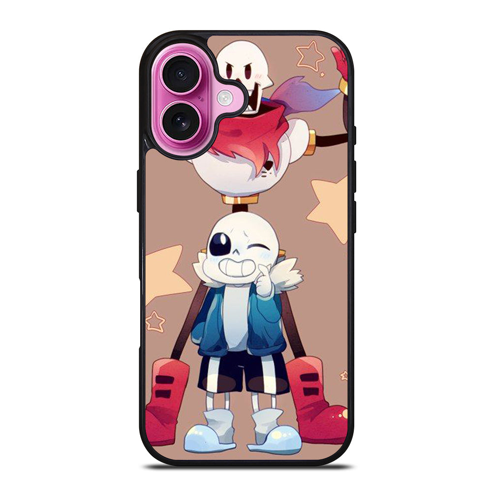 PAPYRUS AND SANS UNDERTALE 2 iPhone 16 Plus Case Cover
