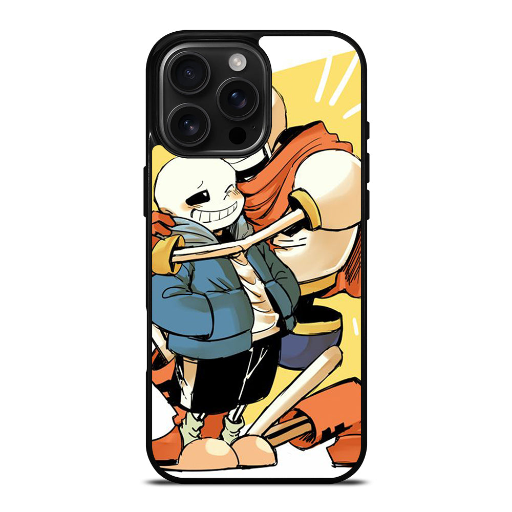 PAPYRUS AND SANS UNDERTALE 3 iPhone 16 Pro Max Case Cover