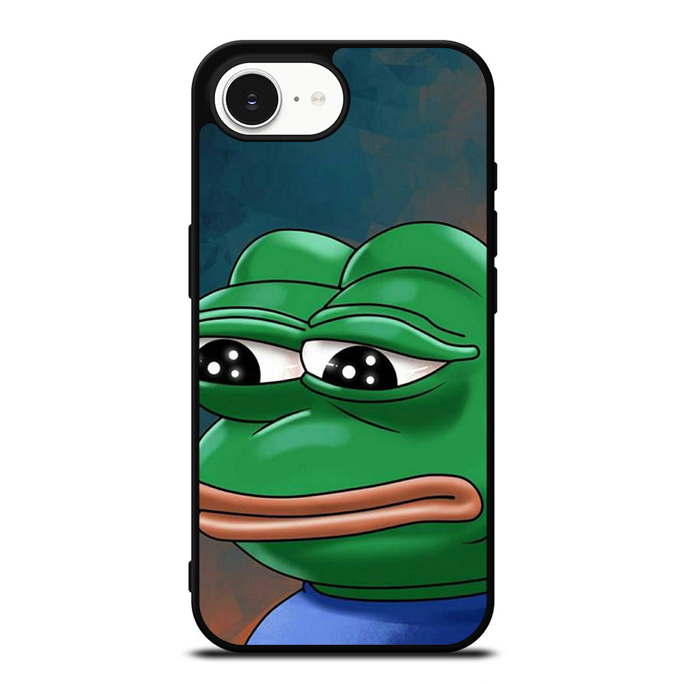 PEPE THE SMUG FROG ART iPhone 16e Case Cover
