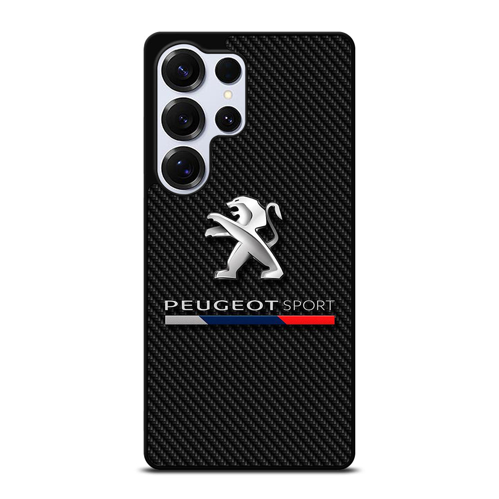 PEUGEOT CARBON CAR LOGO Samsung Galaxy S25 Ultra Case Cover
