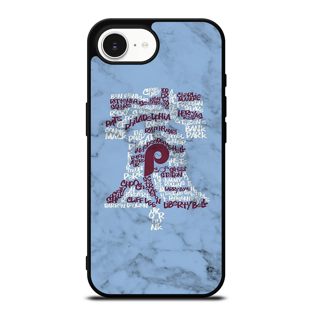 PHILADELPHIA PHILLIES MARBLE LOGO 2 iPhone 16e Case Cover