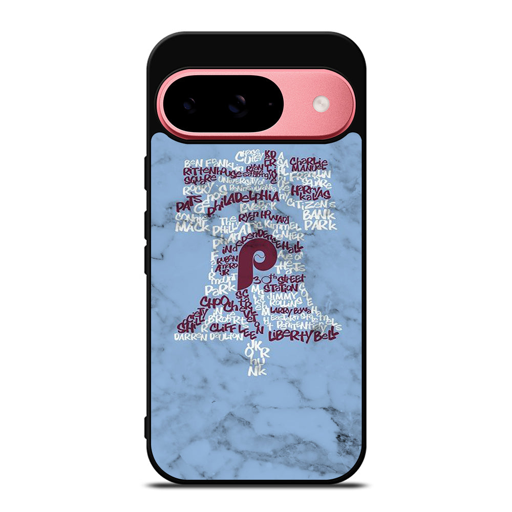 PHILADELPHIA PHILLIES MARBLE LOGO 2 Google Pixel 9 Case Cover
