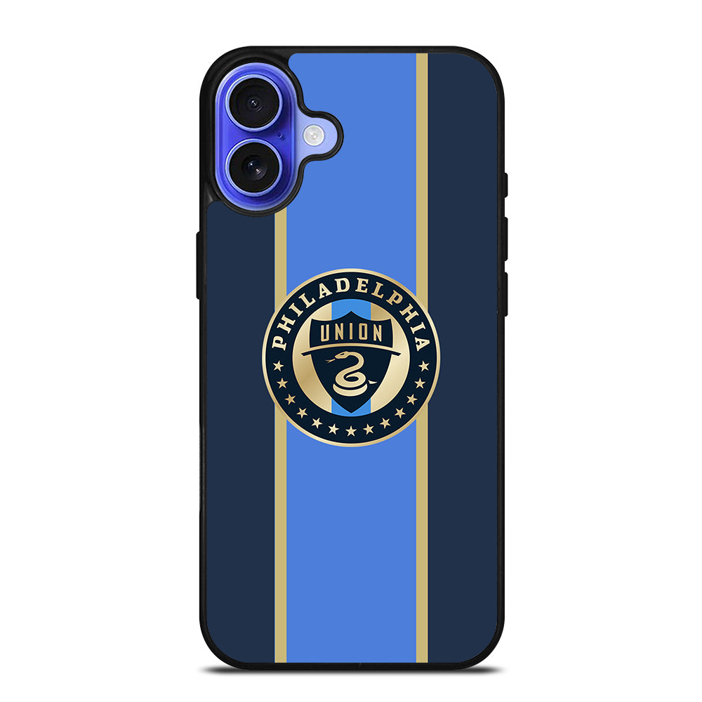 PHILADELPHIA UNION LOGO SOCCER iPhone 16 Case Cover