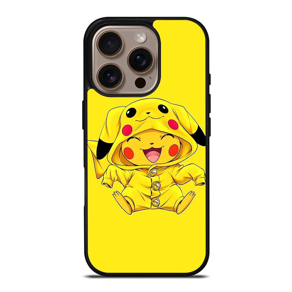 PIKACHU CUTE SMILE iPhone 16 Pro Case Cover