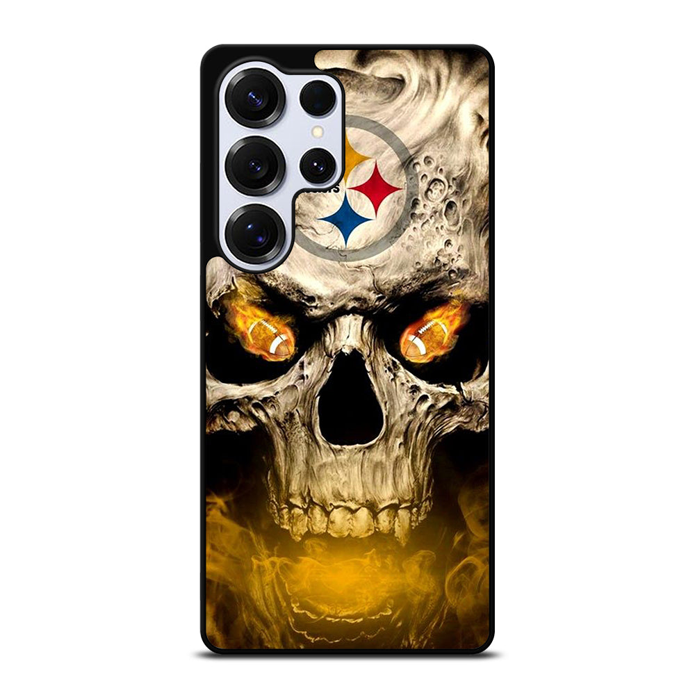 PITTSBURGH STEELERS SKULL LOGO Samsung Galaxy S25 Ultra Case Cover