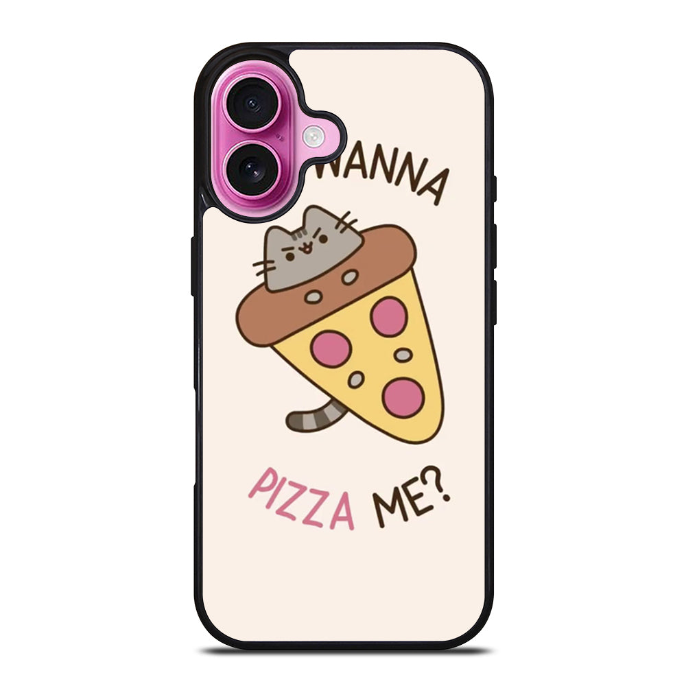 PIZZA CAT YOU WANNA PIZZA ME iPhone 16 Plus Case Cover