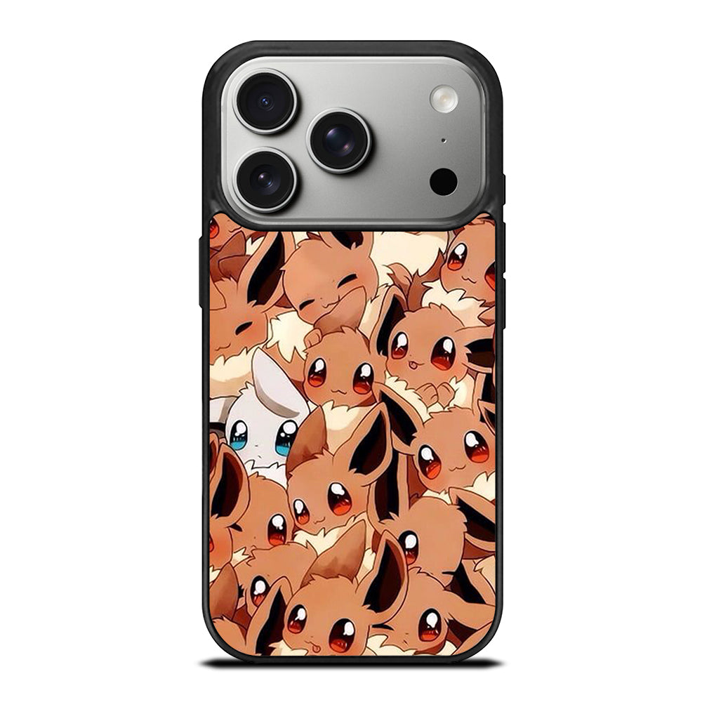 POKEMON EEVEE PATTERN iPhone 17 Pro Case Cover