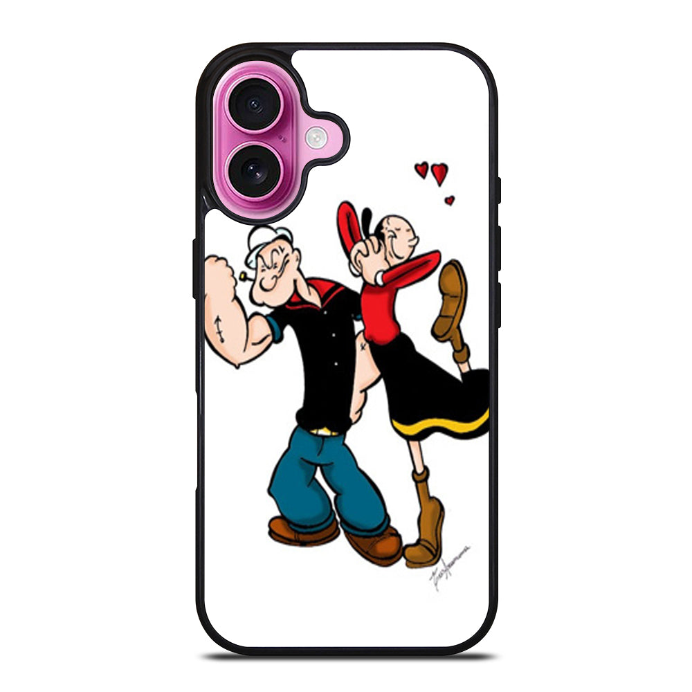 POPEYE AND OLIVE CARTOON SERIES iPhone 16 Plus Case Cover