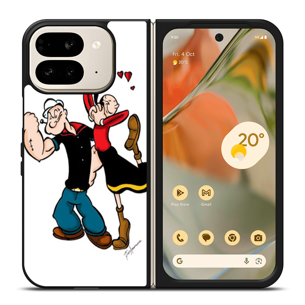 POPEYE AND OLIVE CARTOON SERIES Google Pixel 9 Pro Fold Case Cover