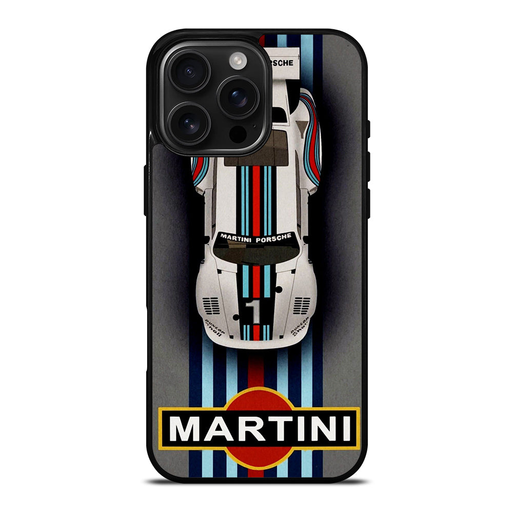 PORSCHE MARTINI RACING CAR iPhone 16 Pro Max Case Cover