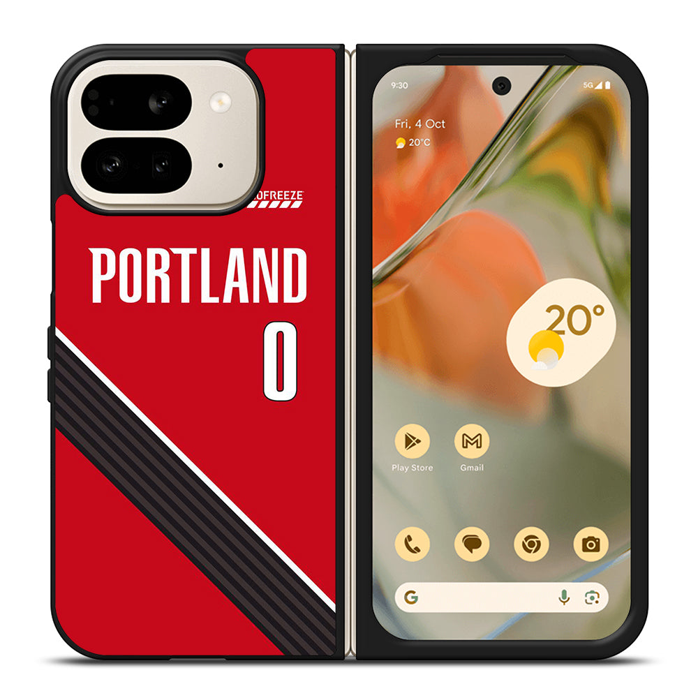 PORTLAND TRAIL BLAZERS JERSEY Google Pixel 9 Pro Fold Case Cover