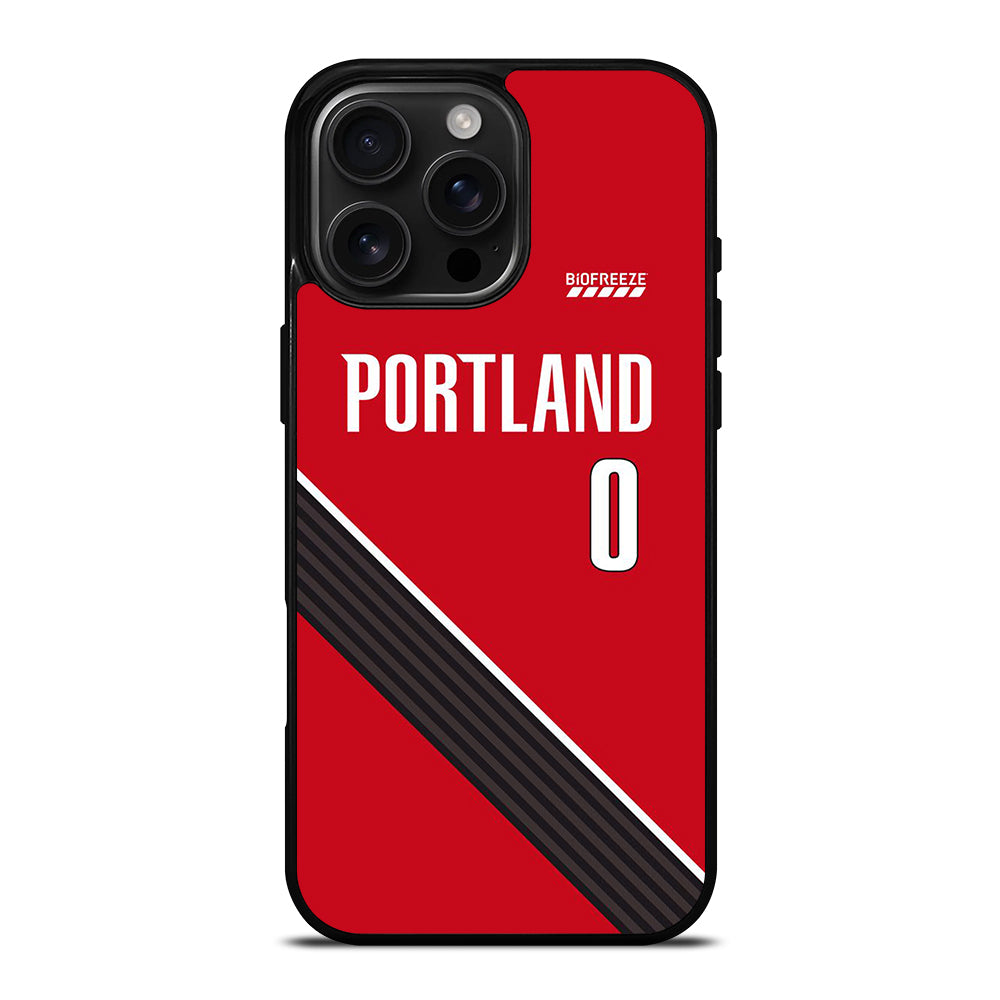 PORTLAND TRAIL BLAZERS JERSEY iPhone 16 Pro Max Case Cover