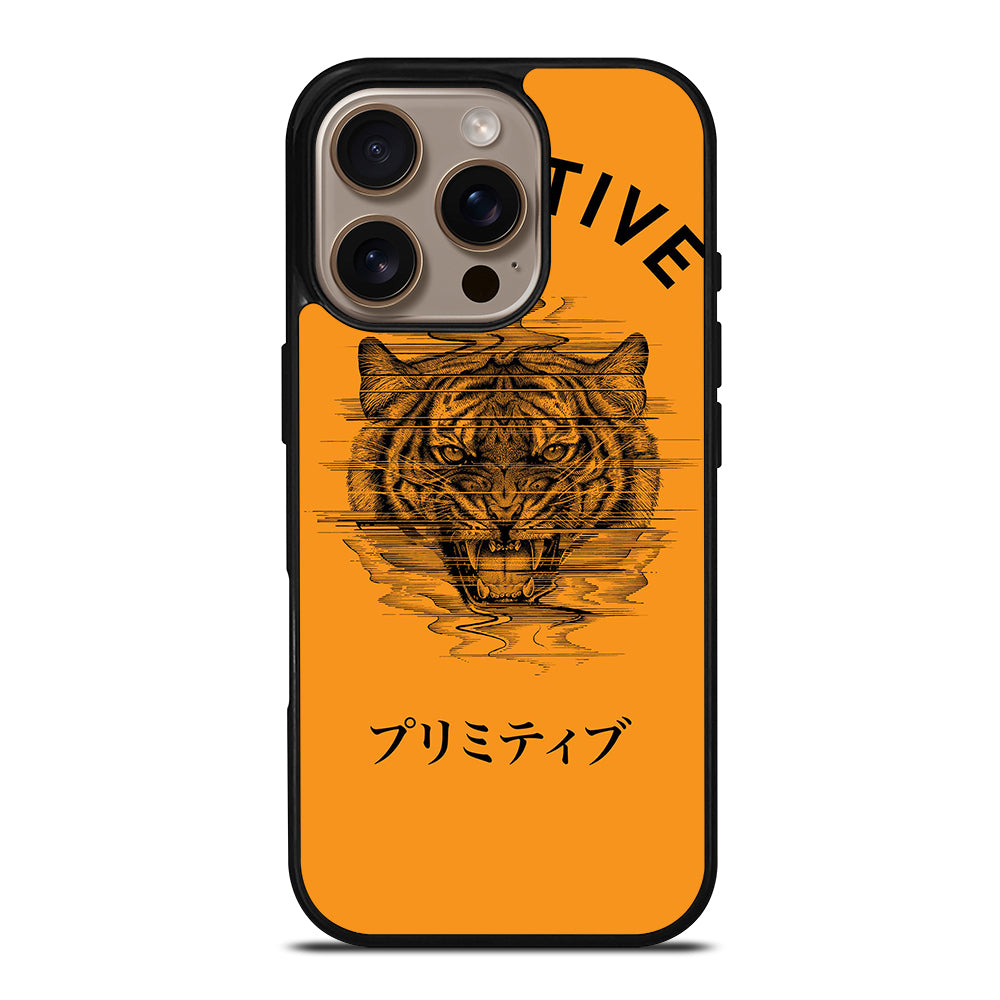 PRIMITIVE SKATEBOARDING LOGO TIGER iPhone 16 Pro Case Cover