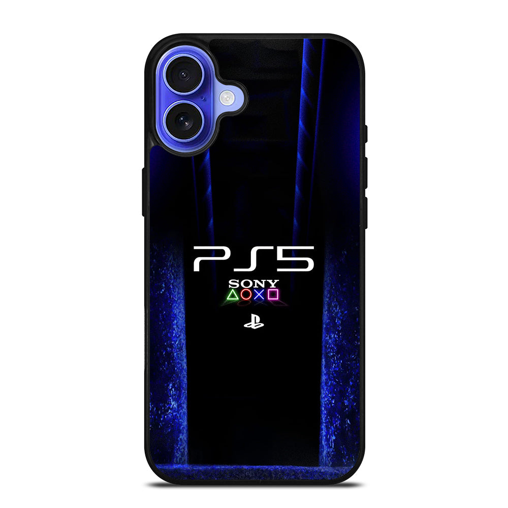 PS5 PLAYSTATION 5 LOGO 3 iPhone 16 Case Cover