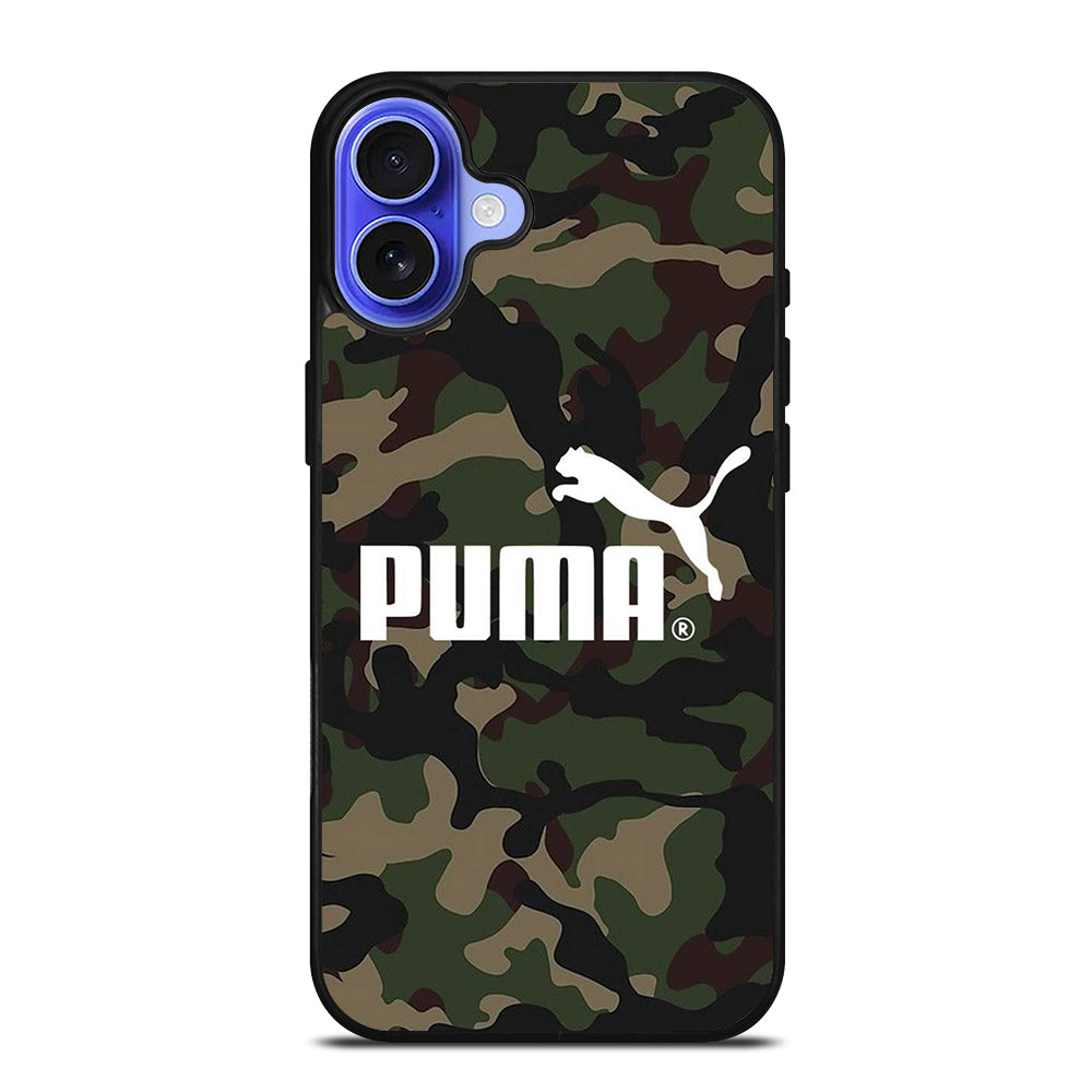 PUMA LOGO CAMO iPhone 16 Case Cover