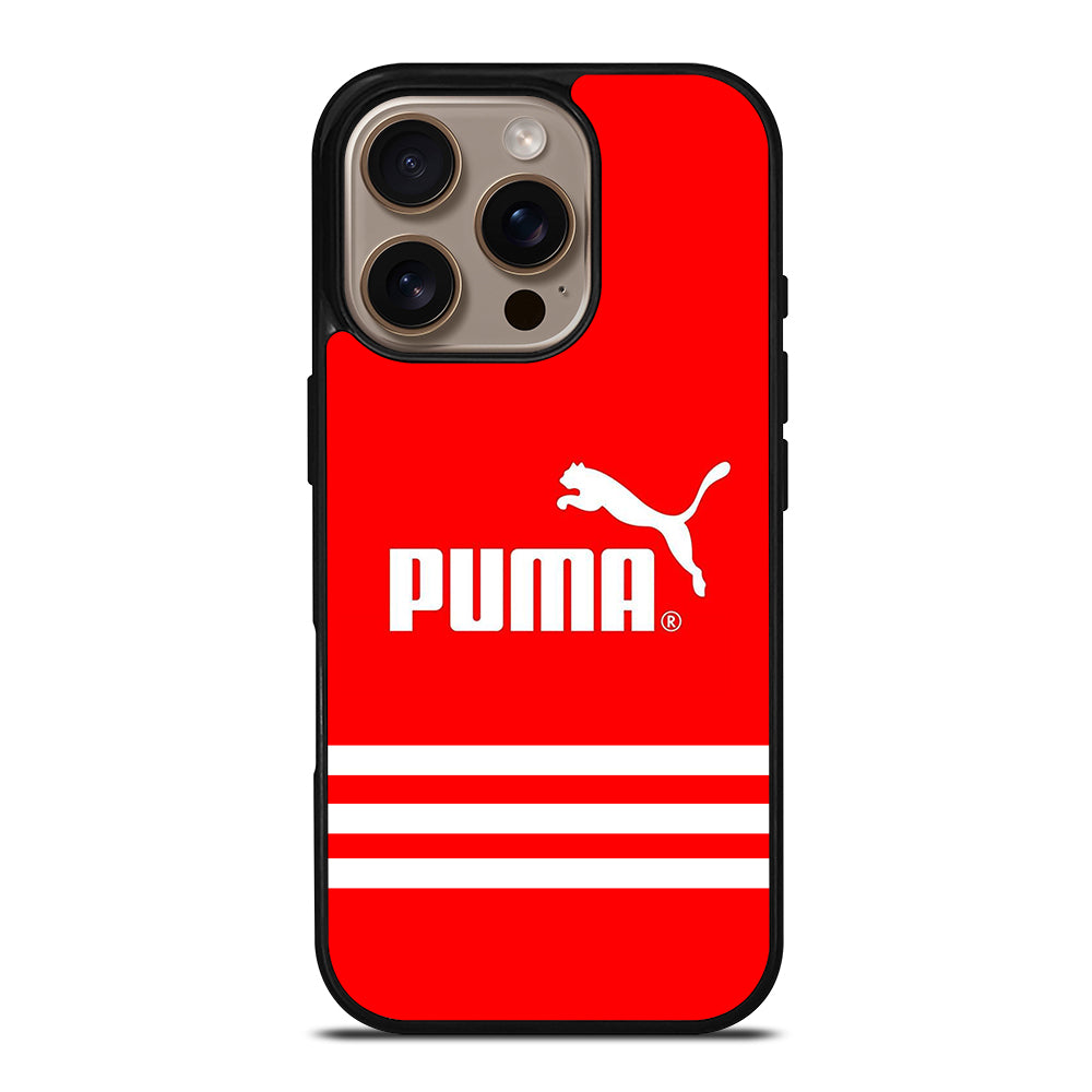 PUMA LOGO STRIPE iPhone 16 Pro Case Cover