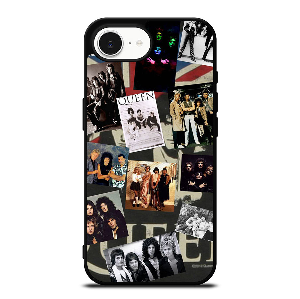 QUEEN BAND ROCK COLLAGE iPhone 16e Case Cover