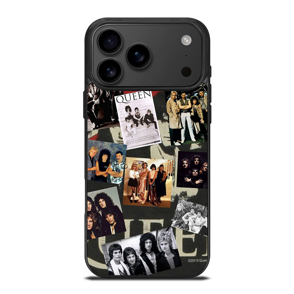 QUEEN BAND ROCK COLLAGE iPhone 17 Pro Max Case Cover