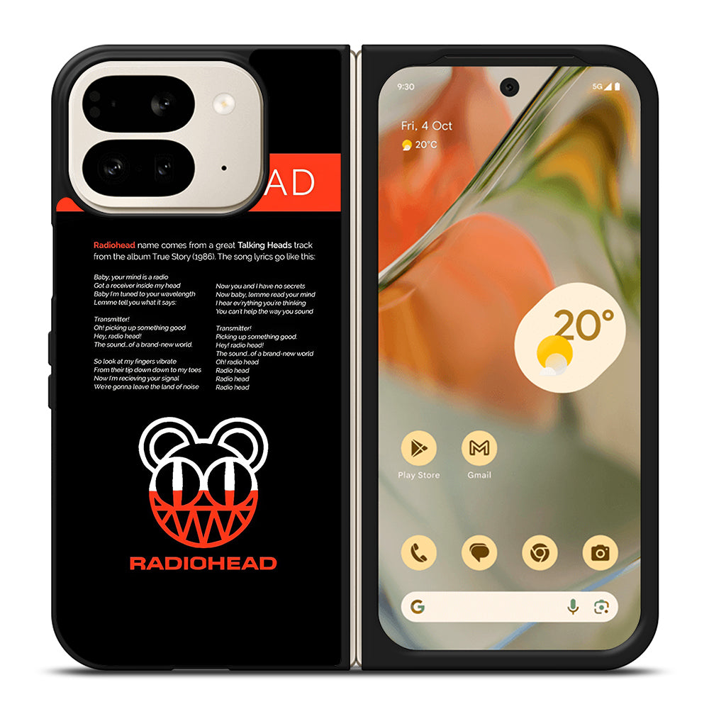 RADIOHEAD BAND LYRIC Google Pixel 9 Pro Fold Case Cover