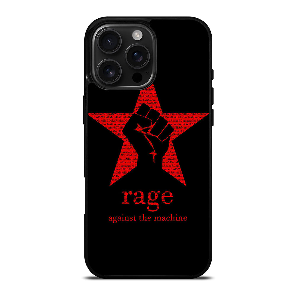 RAGE AGAINST THE MACHINE 3 iPhone 16 Pro Max Case Cover