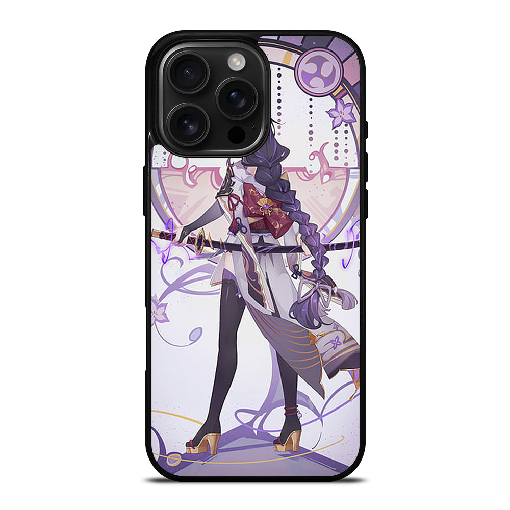RAIDEN SHOGUN GENSHIN IMPACT GAME 1 iPhone 16 Pro Max Case Cover