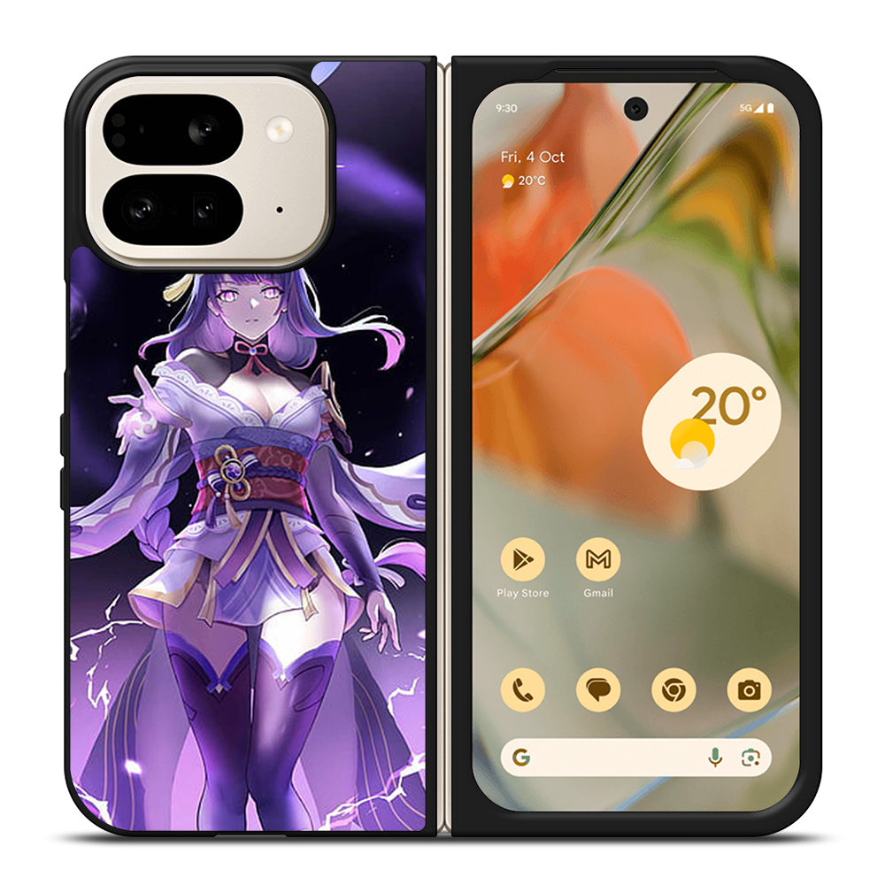 RAIDEN SHOGUN GENSHIN IMPACT GAME 3 Google Pixel 9 Pro Fold Case Cover