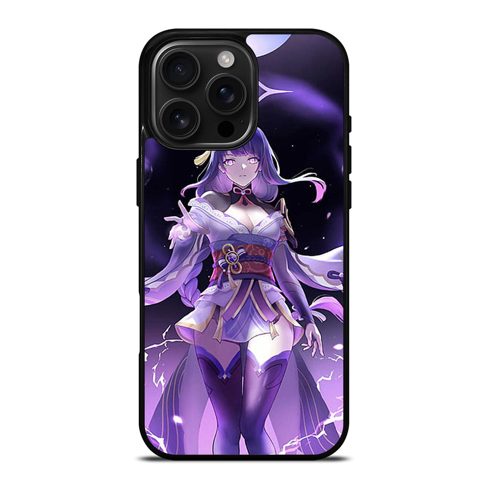 RAIDEN SHOGUN GENSHIN IMPACT GAME 3 iPhone 16 Pro Max Case Cover