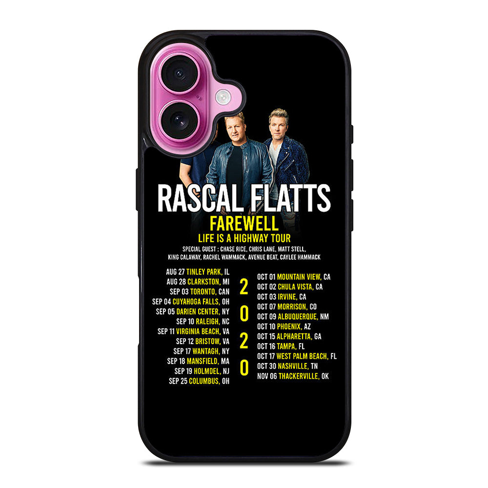 RASCAL FLATTS BAND iPhone 16 Plus Case Cover