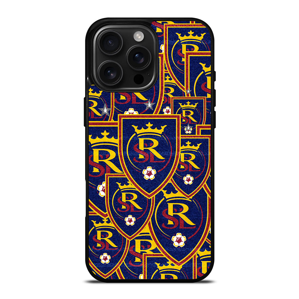 REAL SALT LAKE LOGO PATTERN iPhone 16 Pro Max Case Cover
