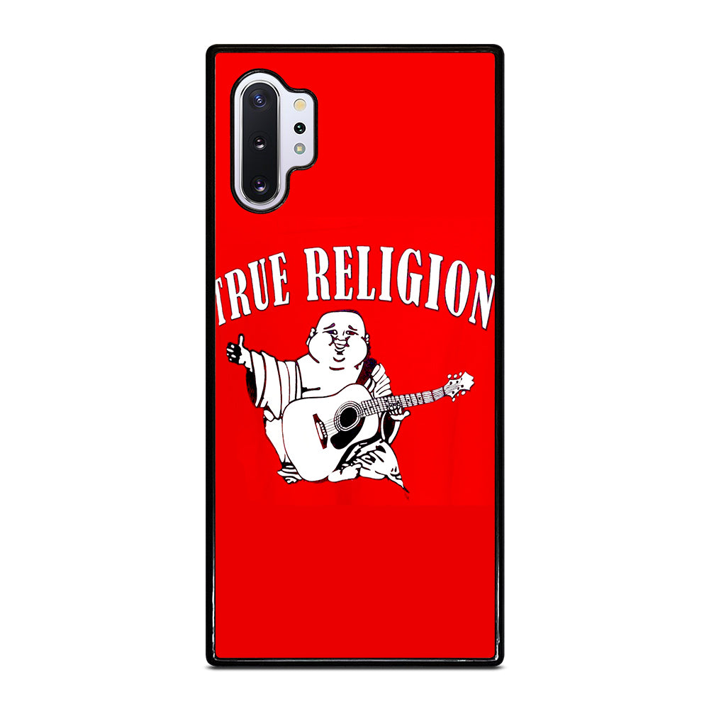 RED BIG BUDDHA TRUE RELIGION LOGO 2 Samsung Galaxy Note 10 Plus Case Cover