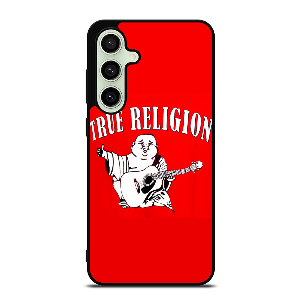 RED BIG BUDDHA TRUE RELIGION LOGO 2 Samsung Galaxy S24 FE Case Cover