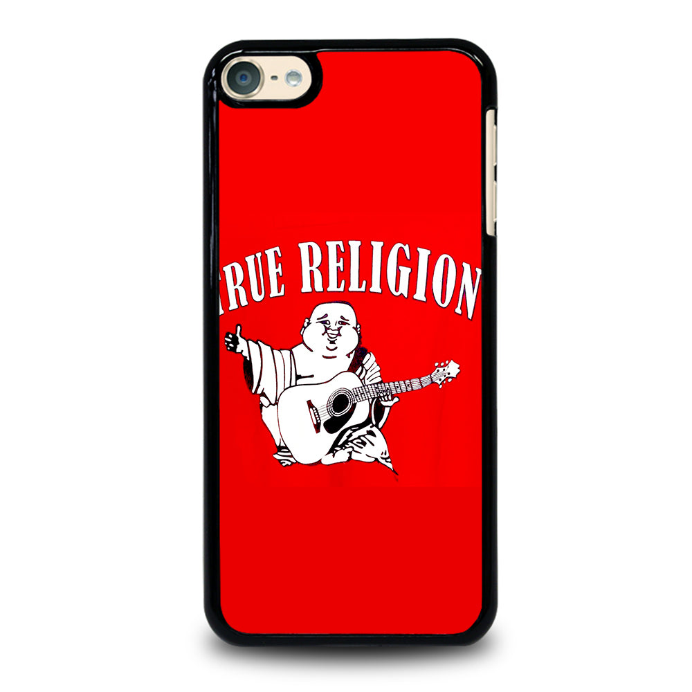 RED BIG BUDDHA TRUE RELIGION LOGO 2 iPod Touch 6 Case Cover
