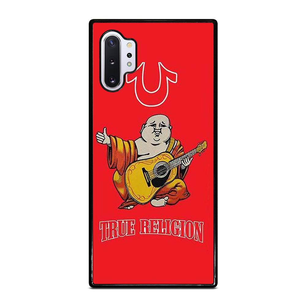 RED BIG BUDDHA TRUE RELIGION LOGO 3 Samsung Galaxy Note 10 Plus Case Cover