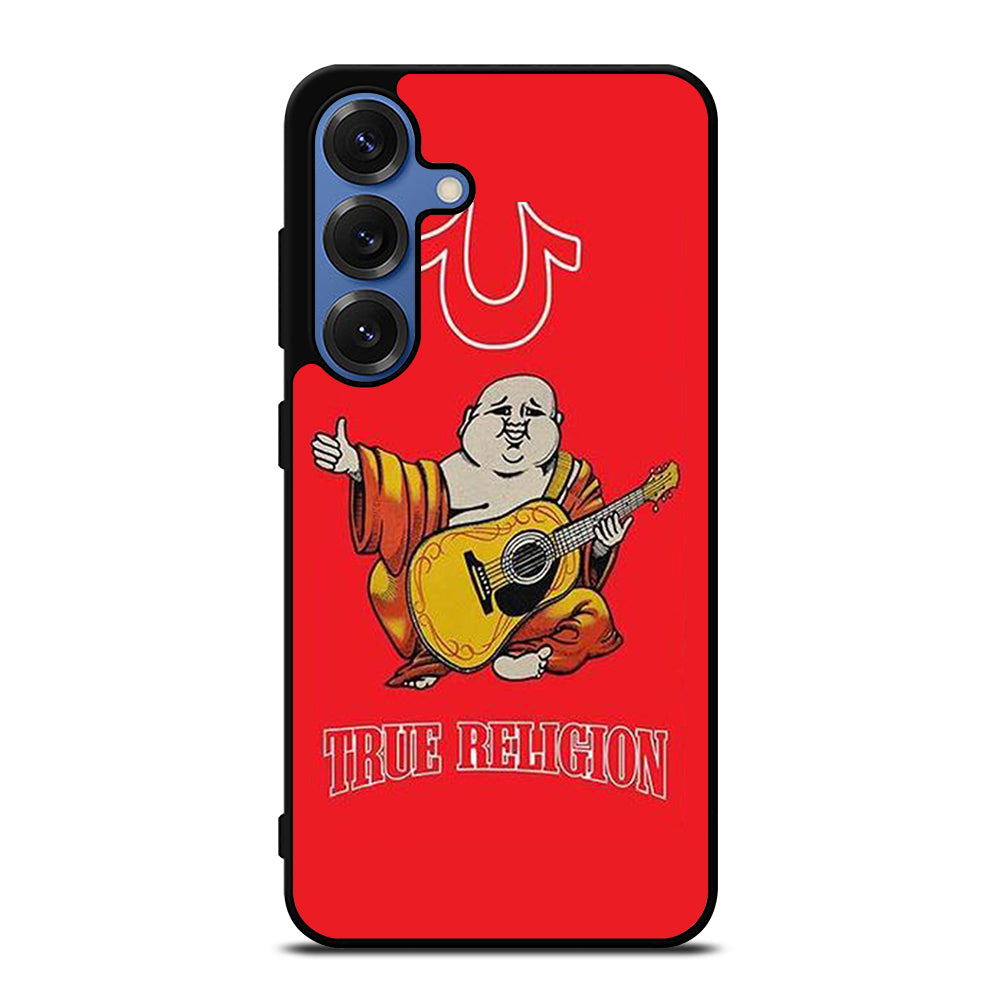 RED BIG BUDDHA TRUE RELIGION LOGO 3 Samsung Galaxy S25 Case Cover