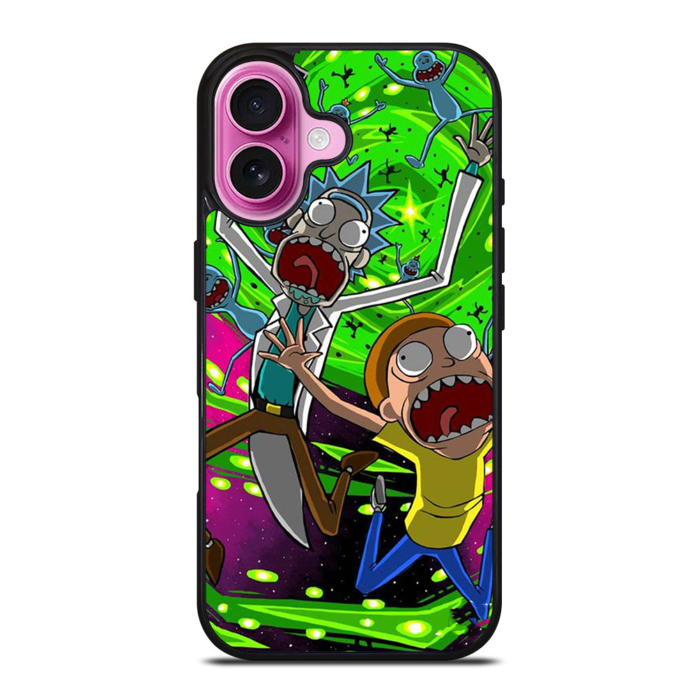 RICK AND MORTY CARTOON SERIES iPhone 16 Plus Case Cover