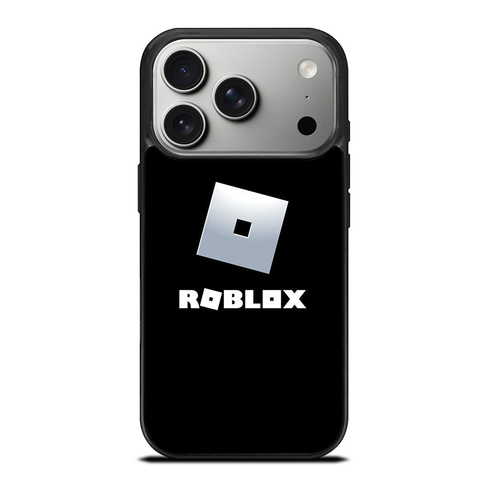 ROBLOX GAME BLACK LOGO iPhone 17 Pro Case Cover